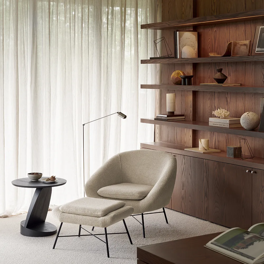 Barrow Footstool off white