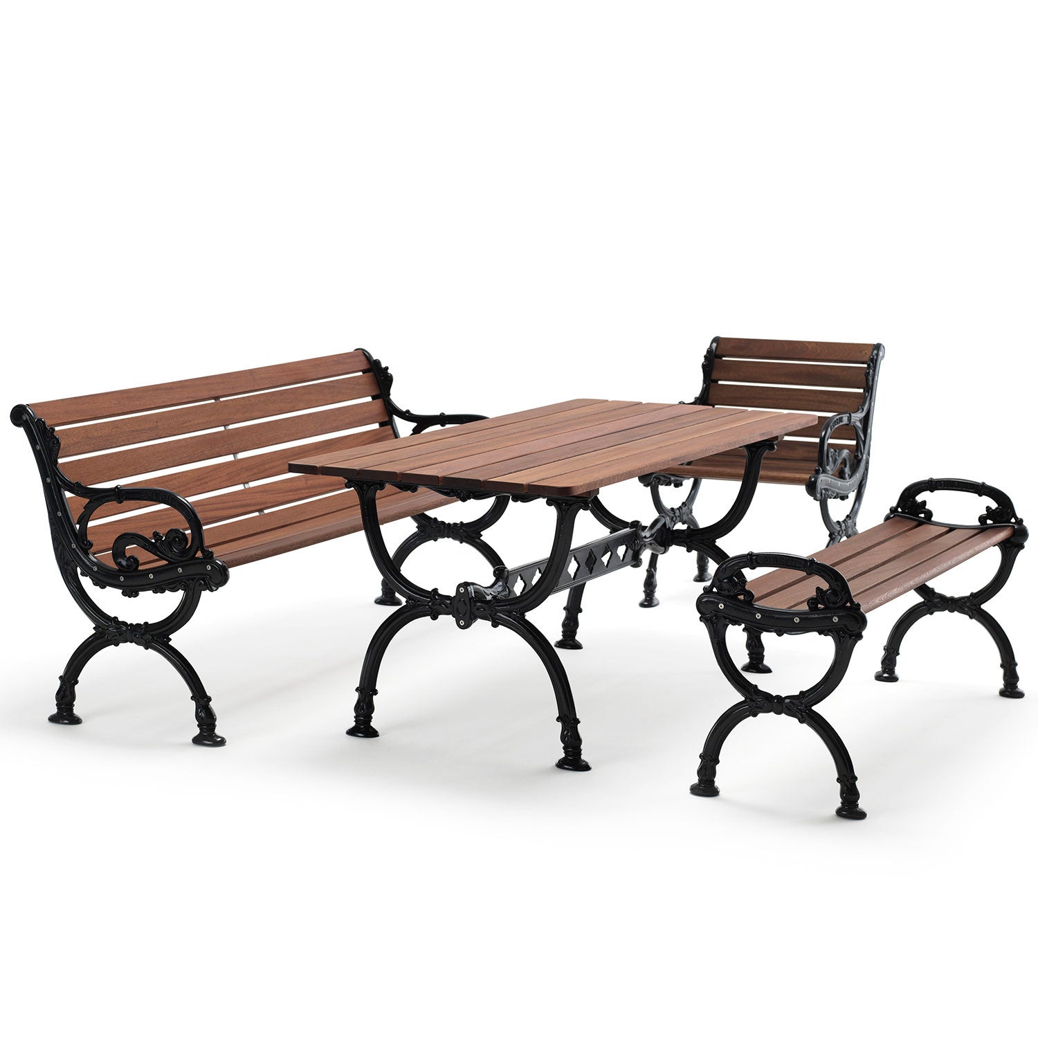 Table Byarum / g:black / w:oiled mah. Byarum Mill