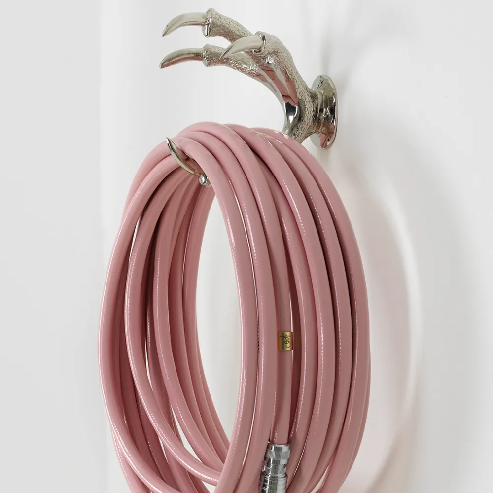 Claw hose holder Silver