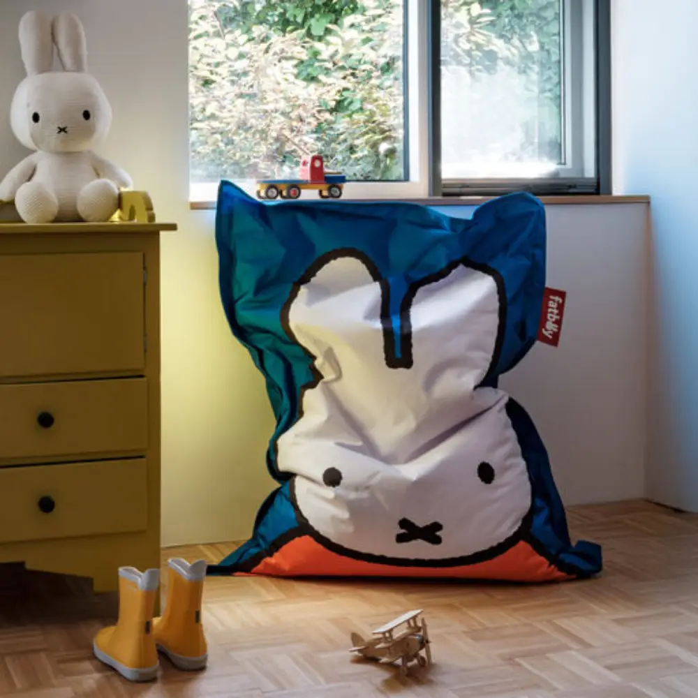 junior x Miffy bean bag blue