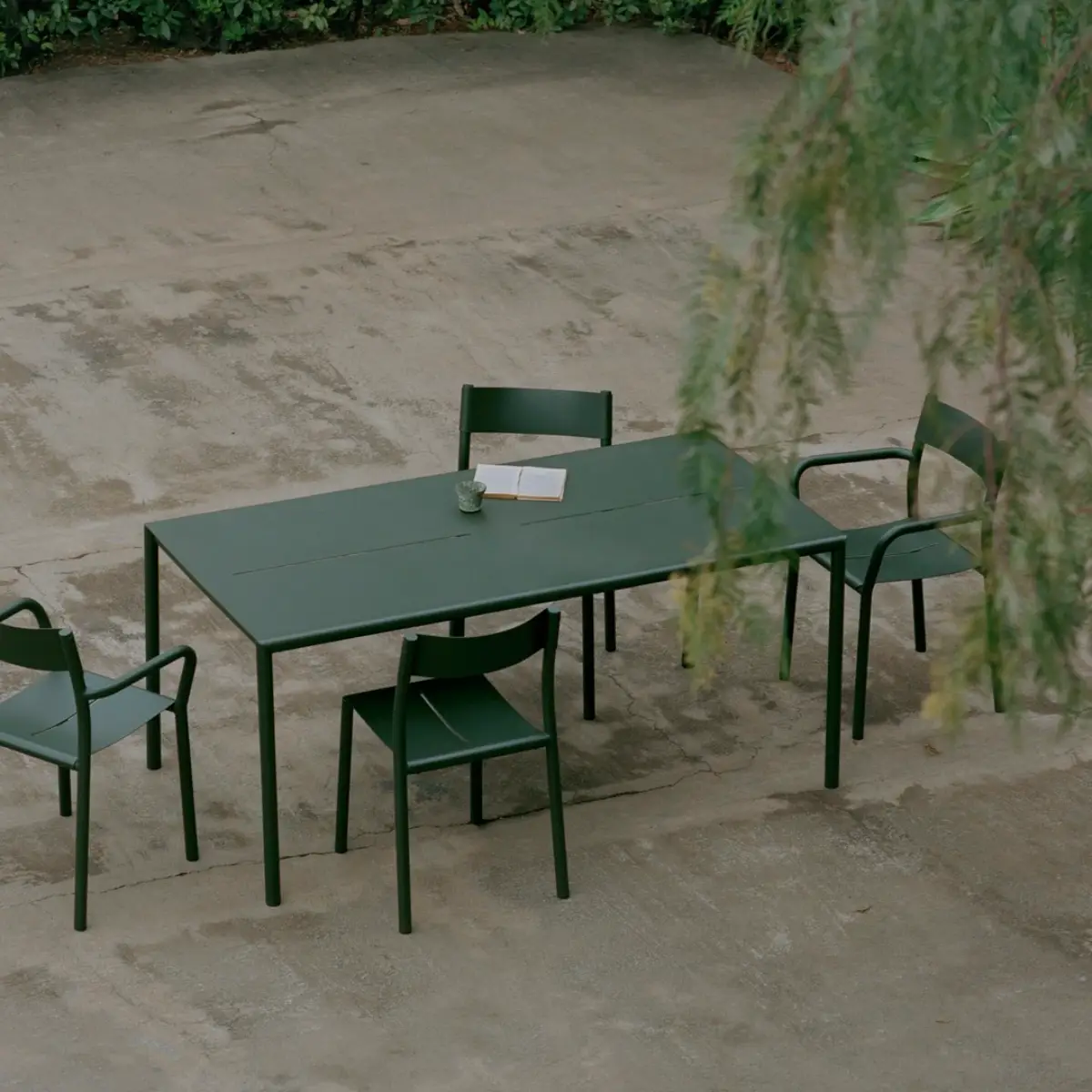 May Outdoor Table 170x85 Dark Green