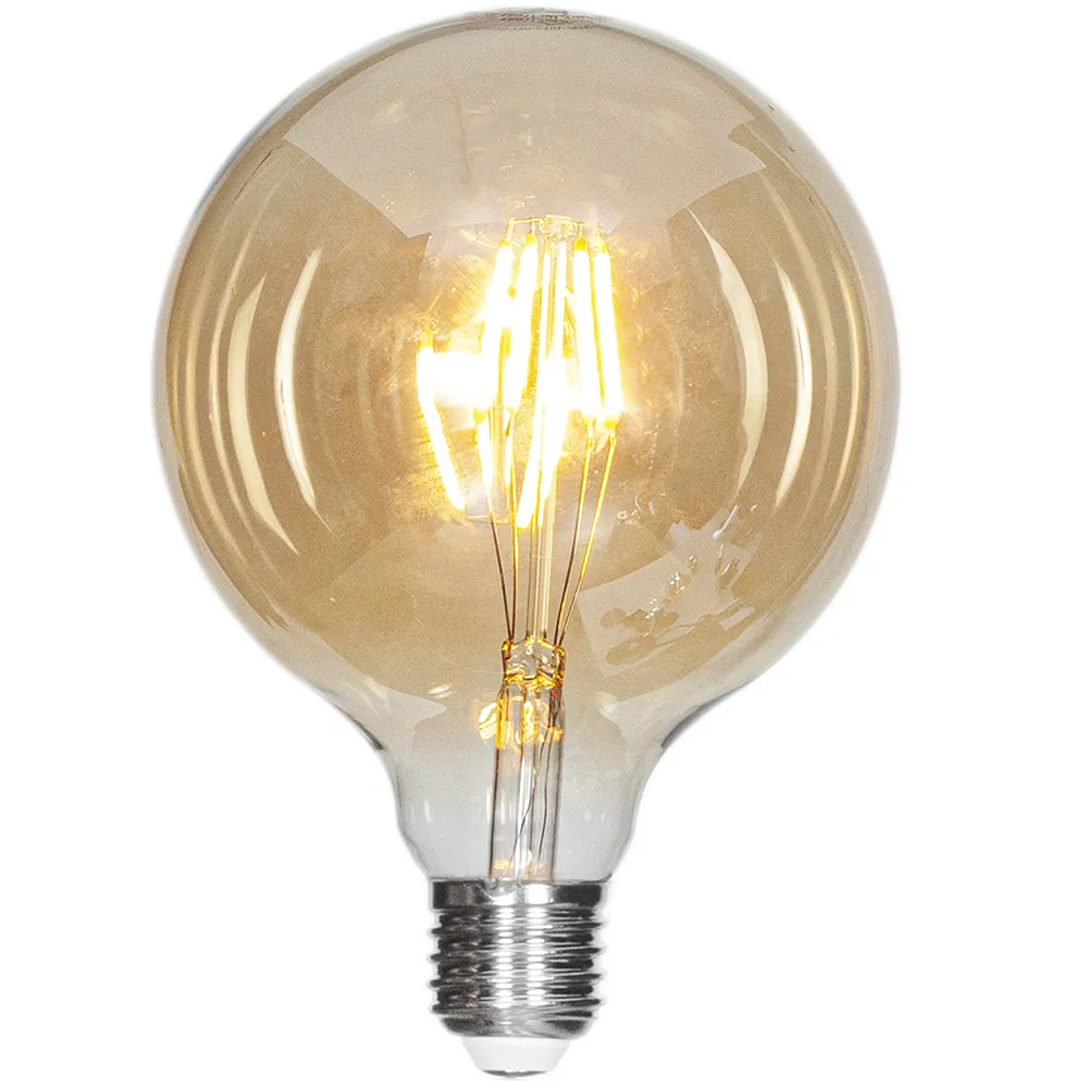 Filament light source LED dimmable glob E27 4W Ø125mm Amber