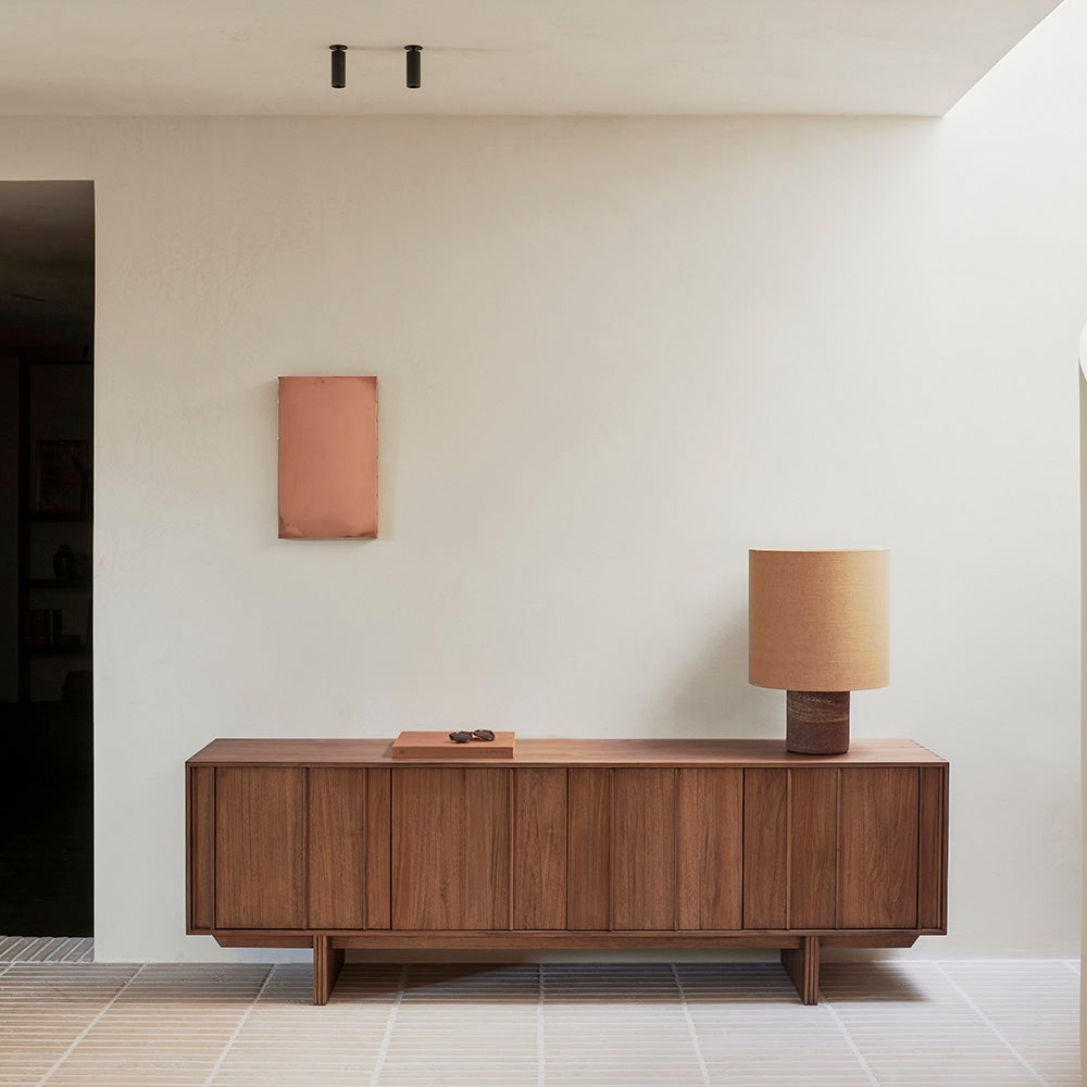 Pillar Sideboard  Teak 4-door 220x45x70 cm