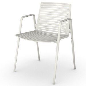 Zebra armchair White