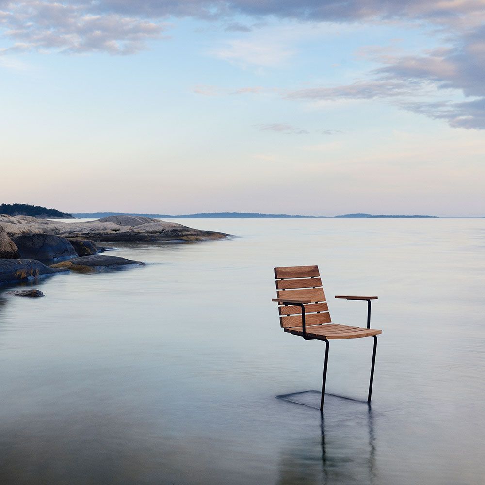 Grinda dining chair Black / Teak
