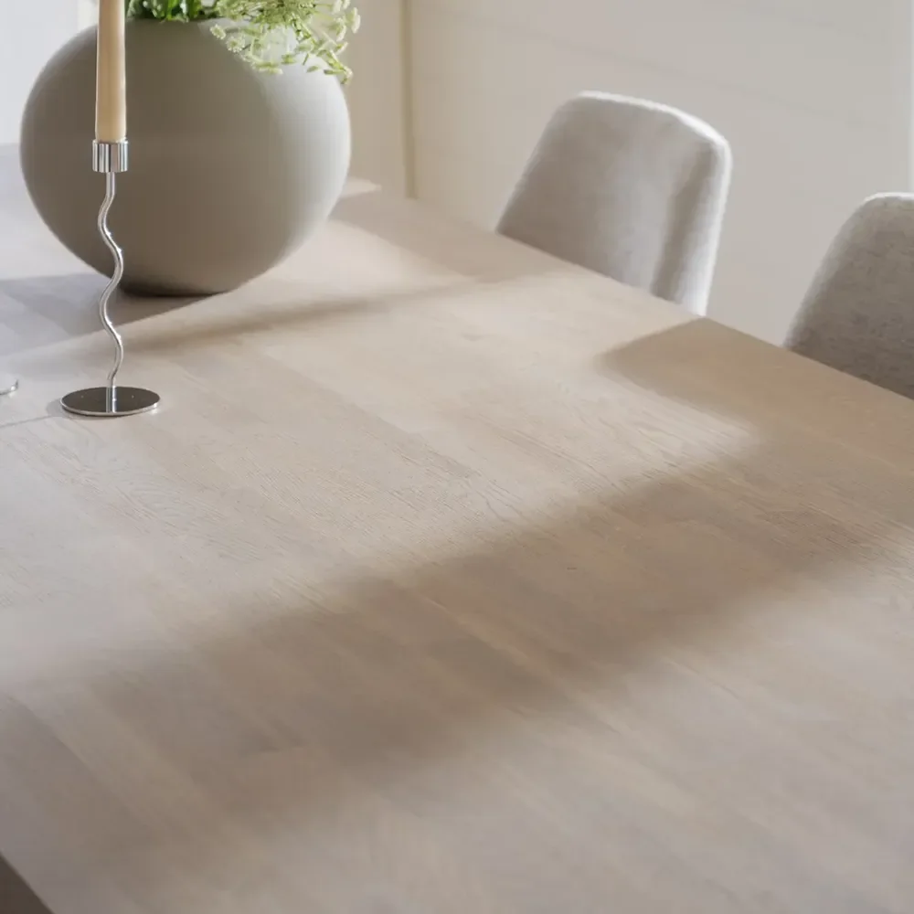 Emmett Dining table 240 white pigmented oak