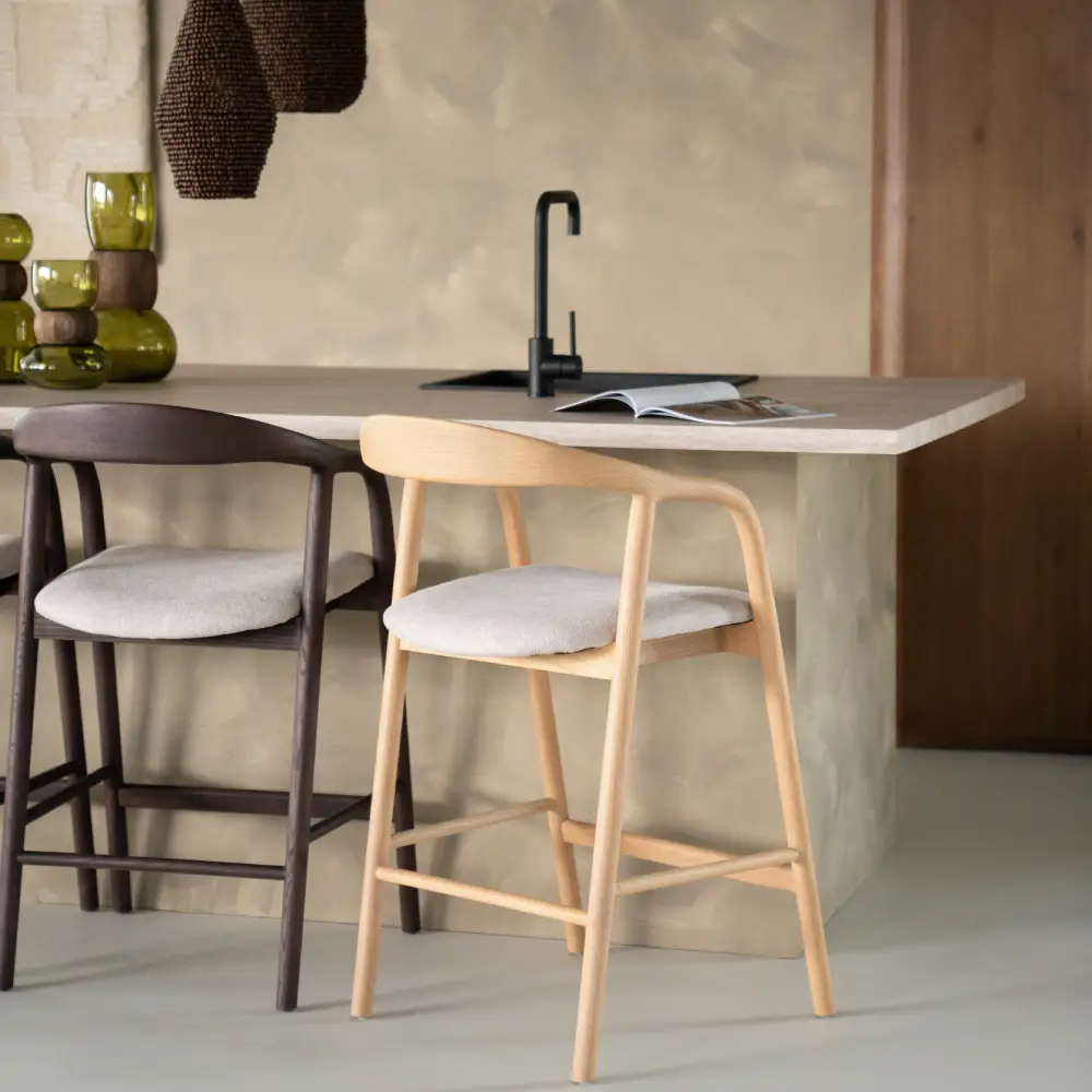 Rayven Bar chair - natural