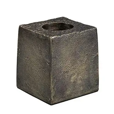 Candle lantern Tealight large brass antique