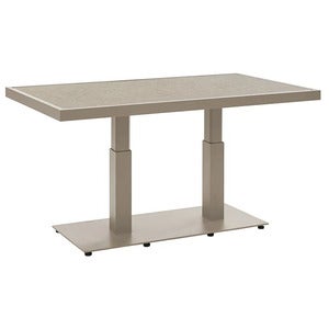 Scale coffee table 85x140 cm khaki / Greish Ceramic