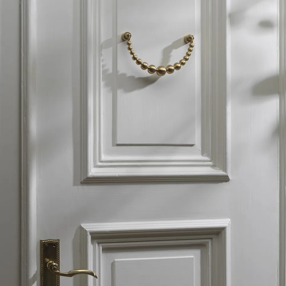 Door knocker Brushed brass