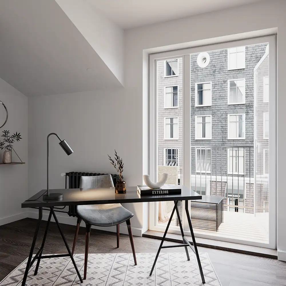 Curve Table Lamp Matt Black