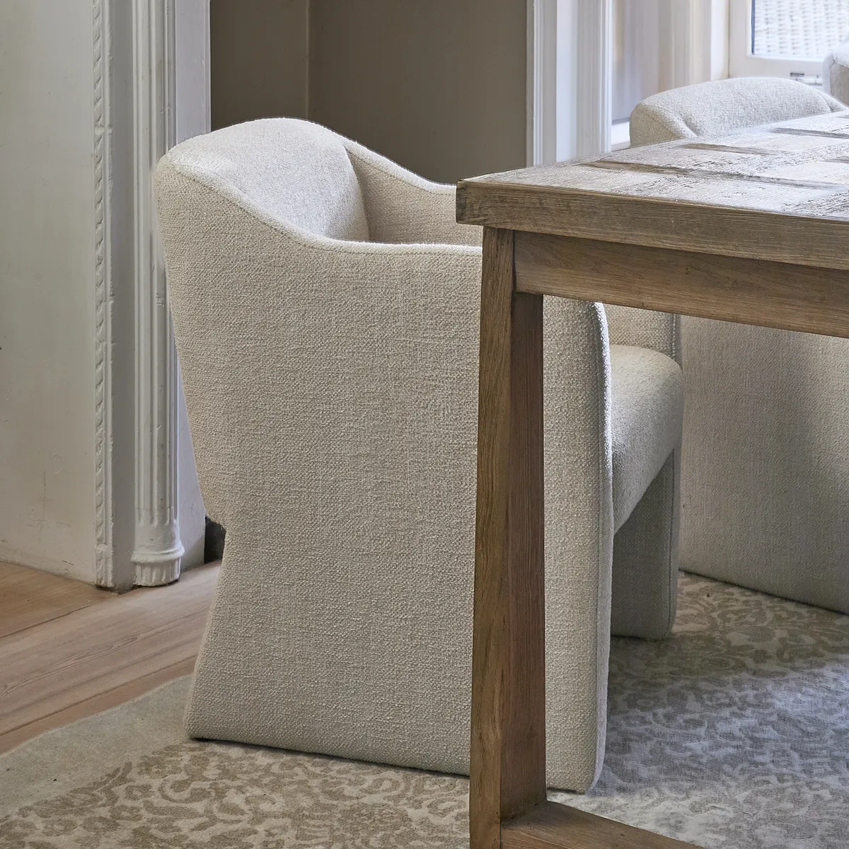Dining Chair Napoli Beige with armrest