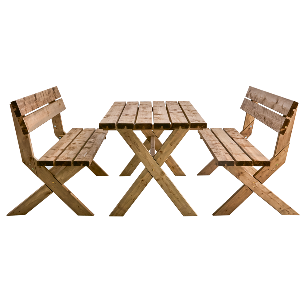 TALLBACKEN picnic set pine