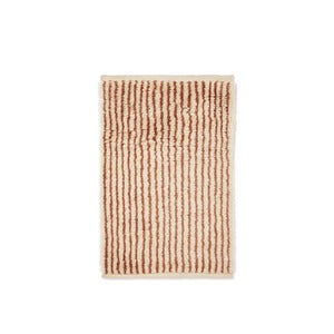 Kami Knotted Rug 80x120 cm- Off-white/Red Brown