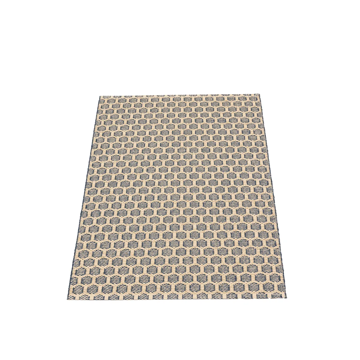Reversible Plastic Rug MIMI Ocean Blue/Cream 70x300 cm