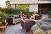 Angle Lounge Armchair Teak Incl Grey Air Touch Cushion Set