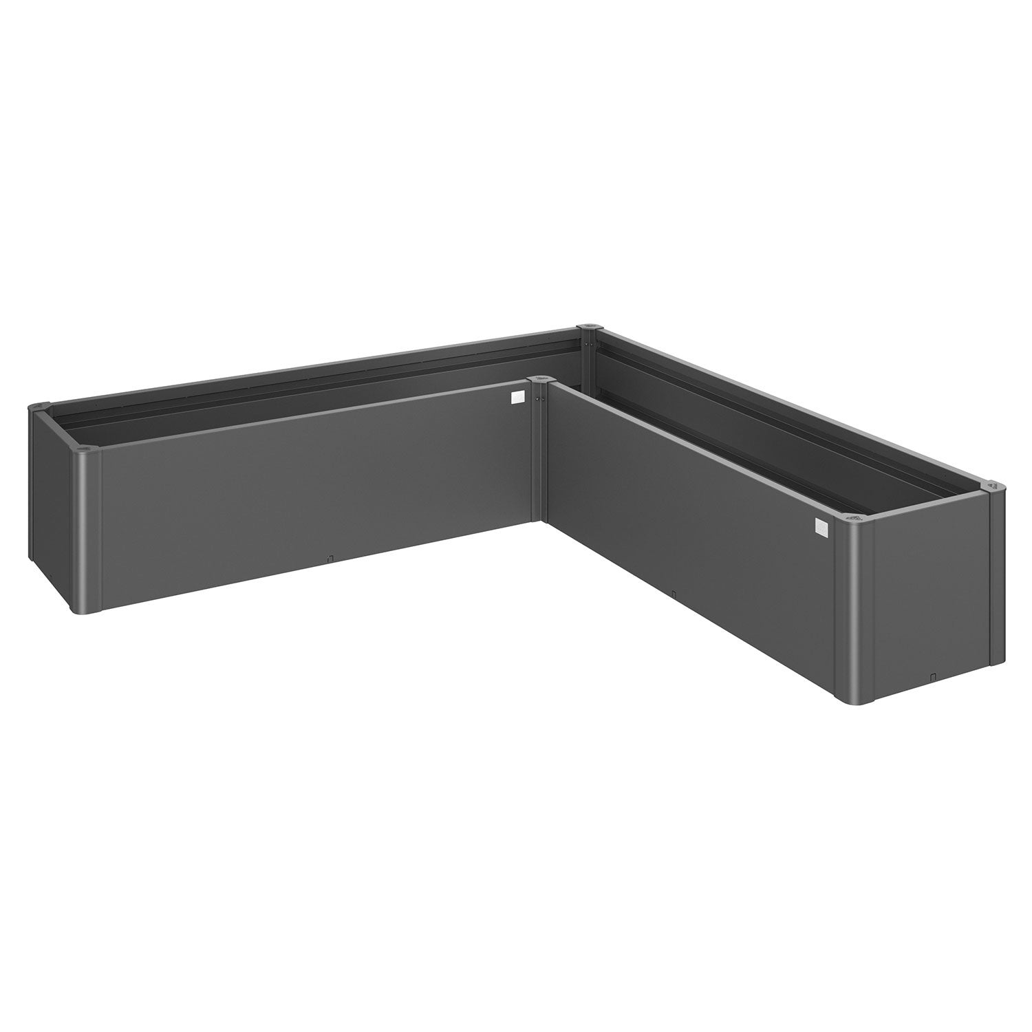 Belvedere planting bed mini size l200 metallic dark grey