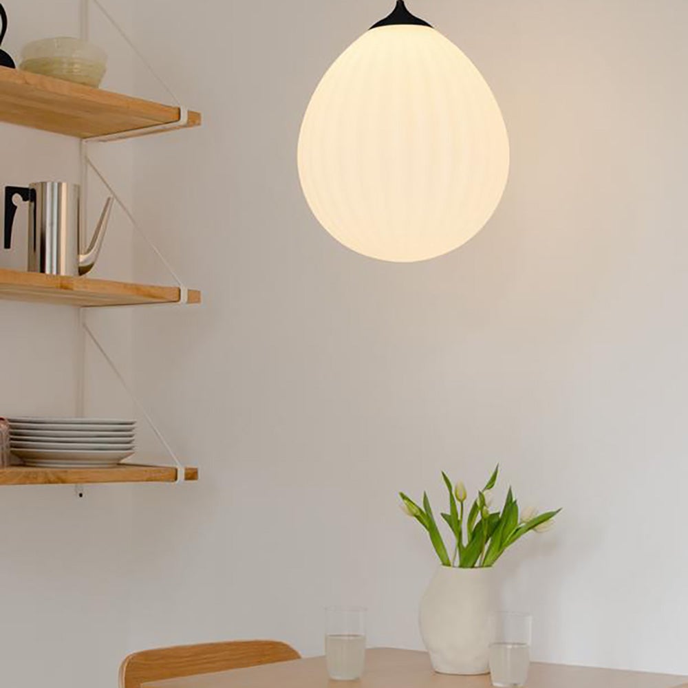 Around the World Lampshade Ø35 cm White/Black