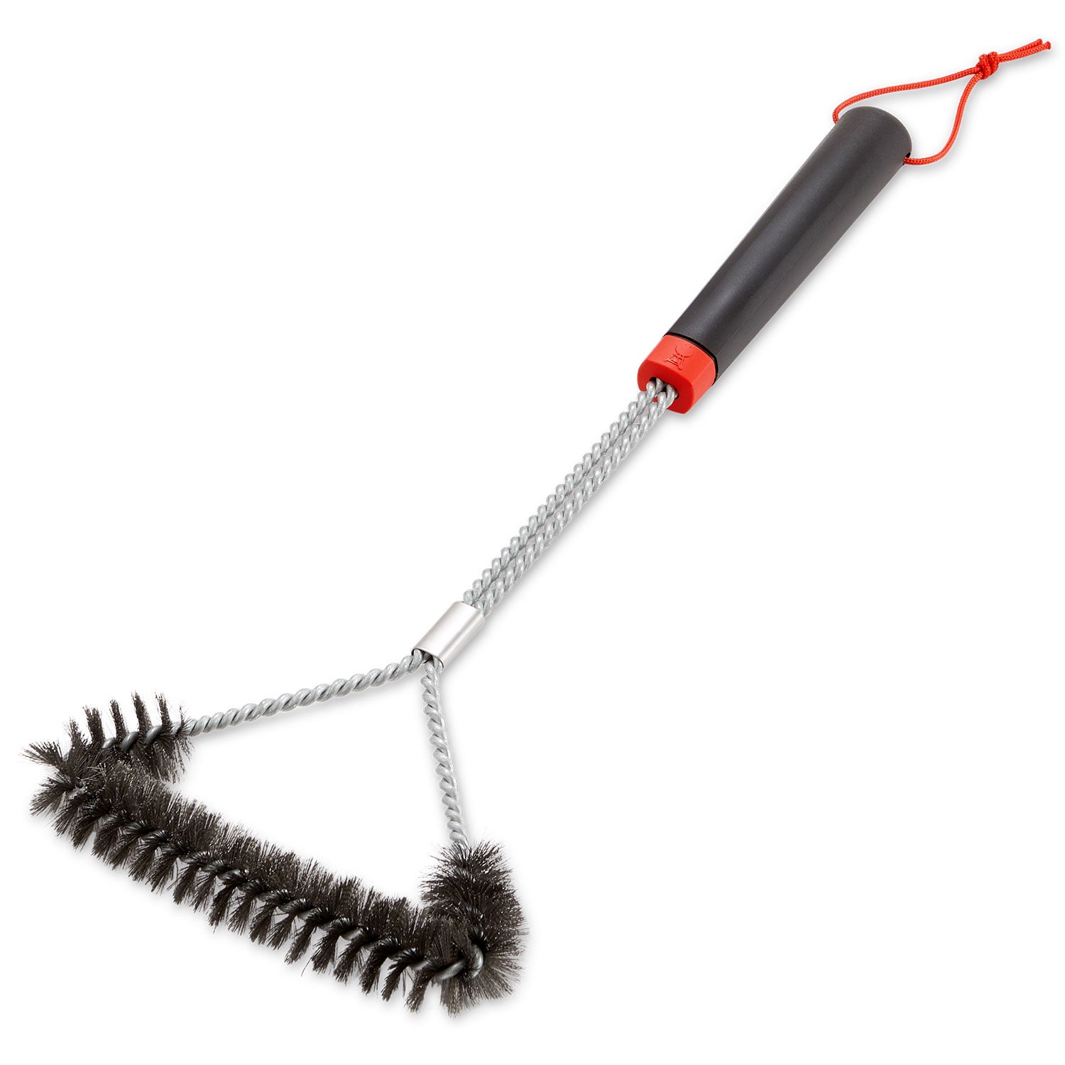 Three-sided grill brush 46 cm