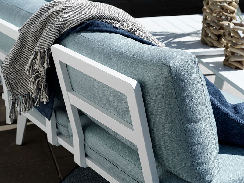 Villac 2-seater module white/grey