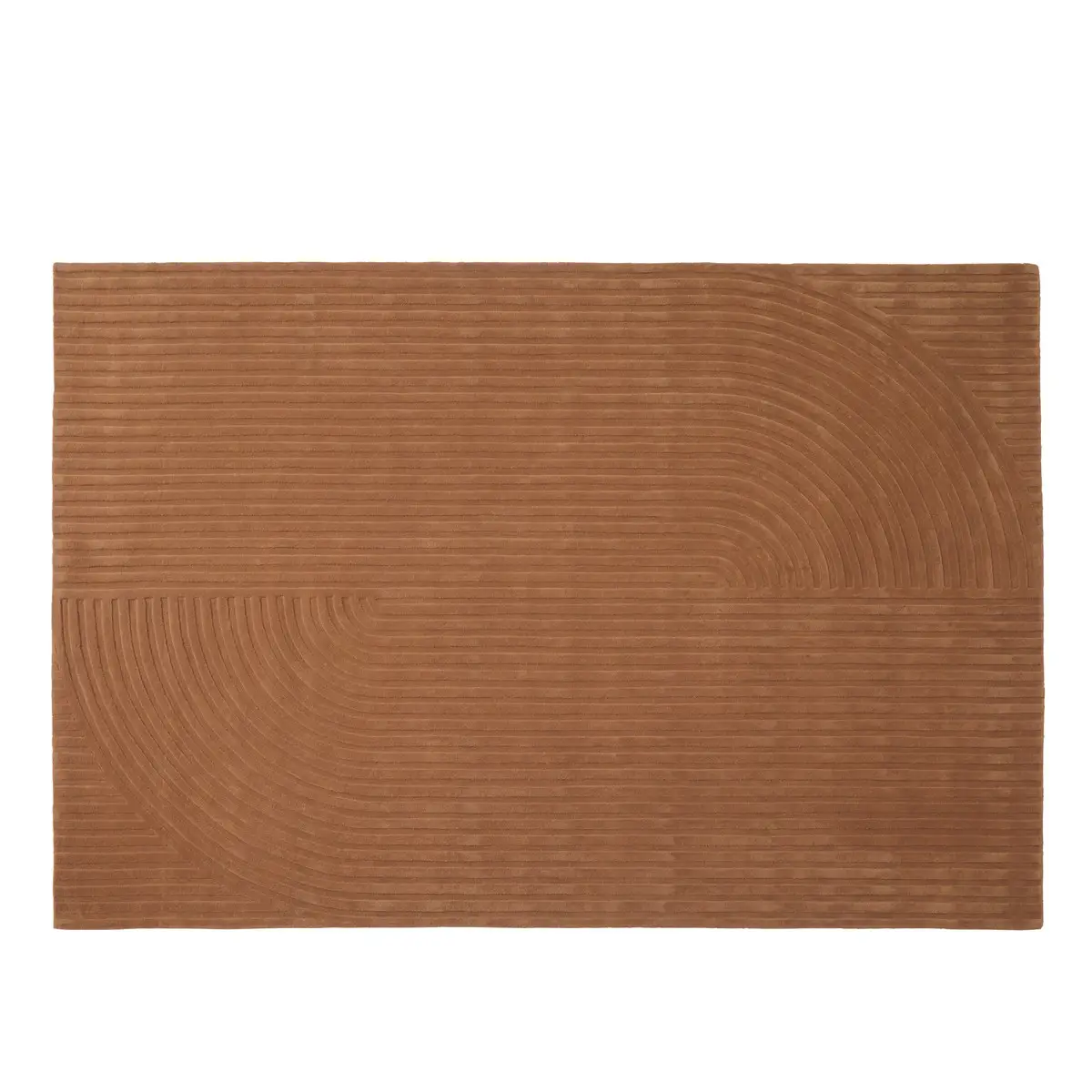 Relevo Rug Quattro - 200 x 300 cm - Burnt Orange