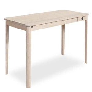 Sm131 Desk Oak Solid White Oil 115X55X74cm