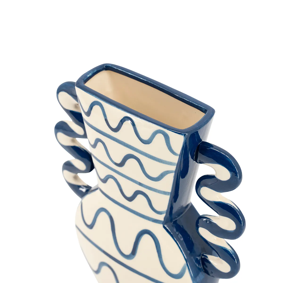 Decorative Vase Blu 2 H32 cm