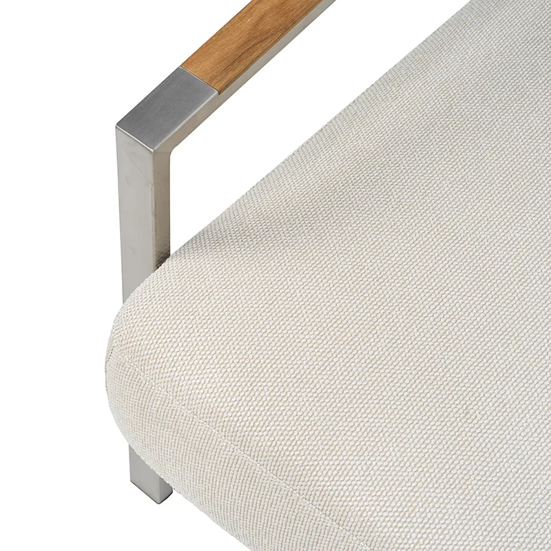 Naos armchair  Stainless steel / Dot beige