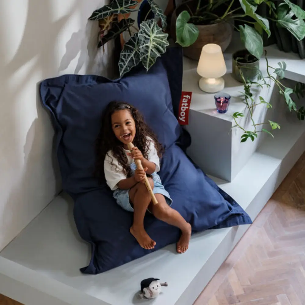 junior canvas recycled crown blue