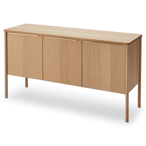 Jut Cabinet Oak Brown