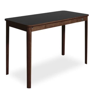 Sm131 Desk Walnut Oil/Black Nano Laminate 115X55X74cm