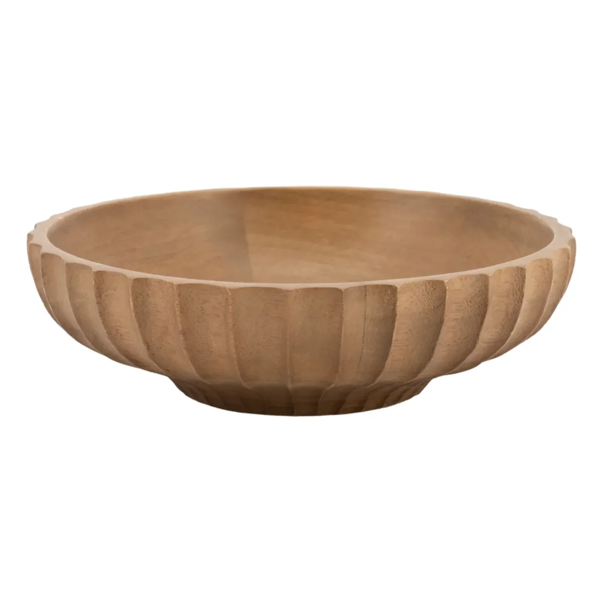 Yori small Bowl 19x19x6 cm Mango Wood Brown