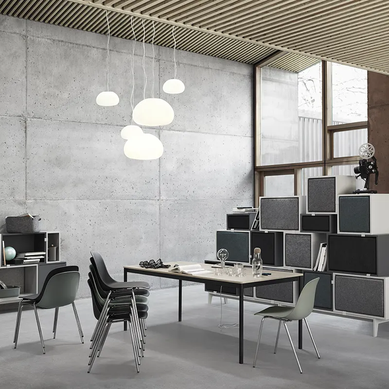 Fluid Pendant Lamp Large - Opal White