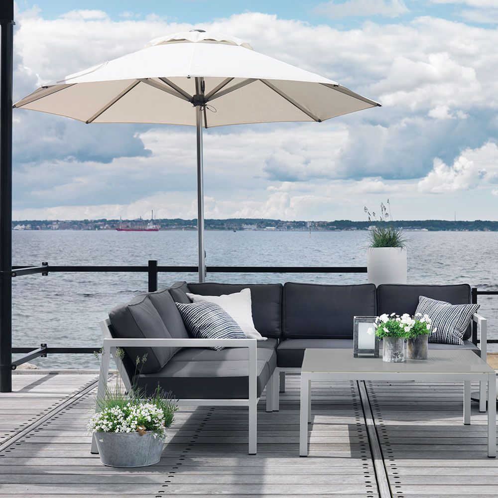 Belfort side table 50x50 cm black