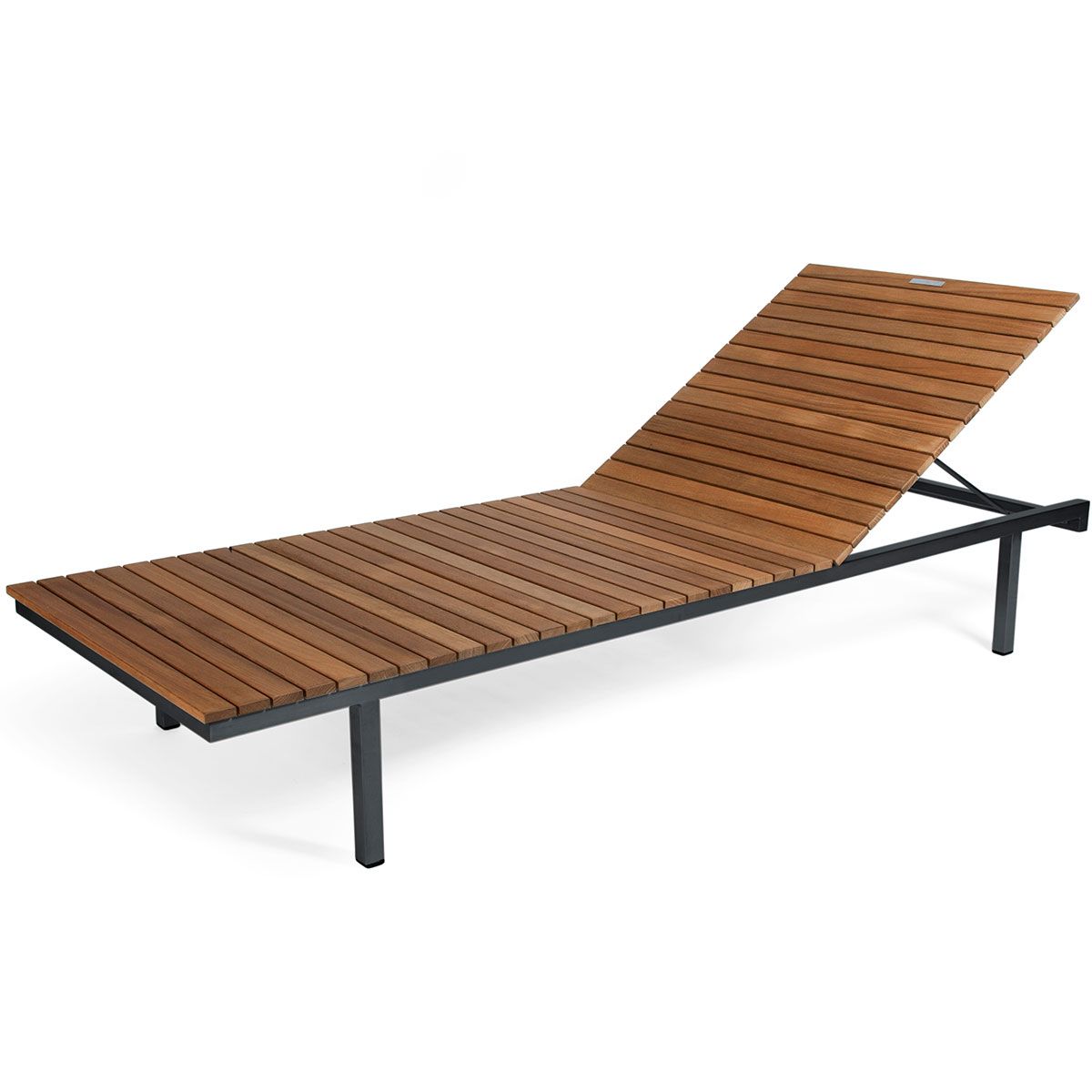 Häringe Sunbed Teak/Black