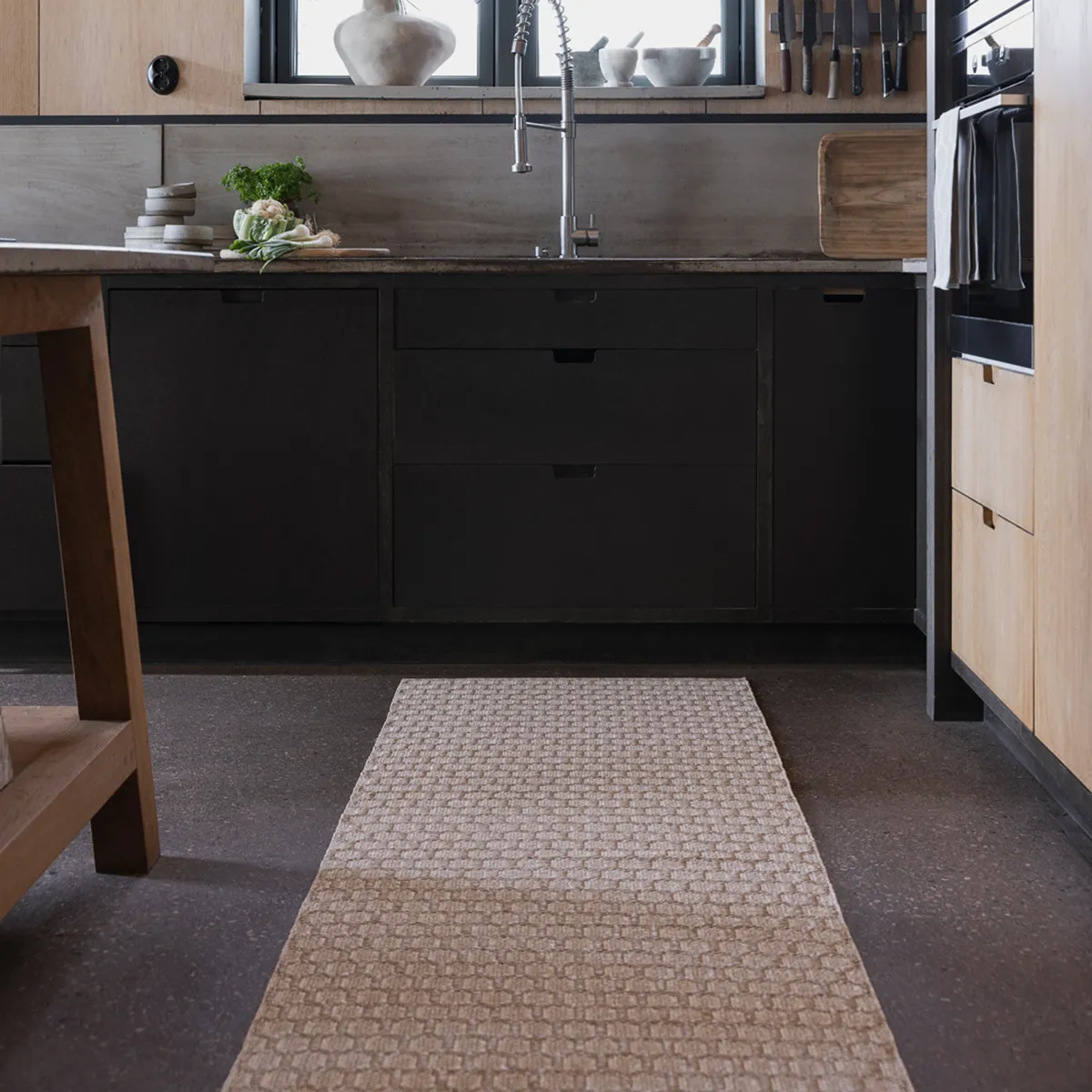 Reversible Plastic Rug MIMI Beige/Vanilla 180 x 260 cm