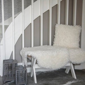 Wooly Rug 60x90 cm Ivory