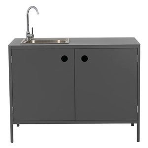 Kelia outdoor kitchen   with sink and tap anthracite Antracit