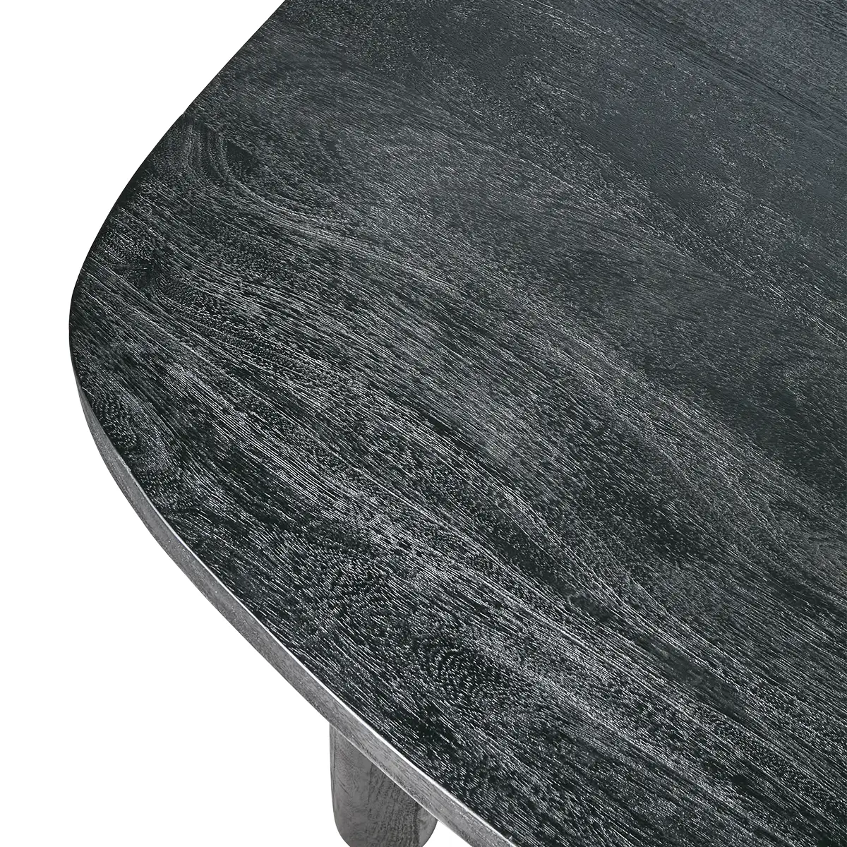 PORTLAND Table Black L120xW120xH76 cm