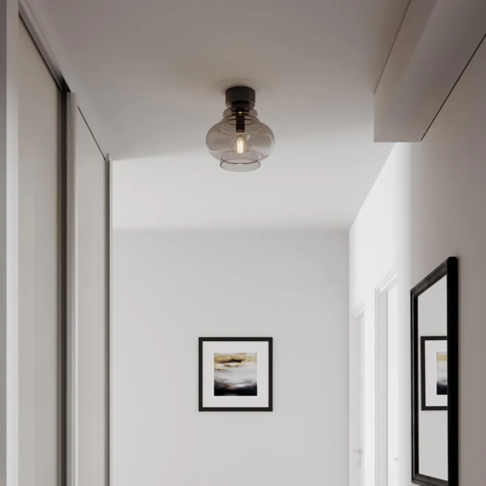 Dolores ceiling Ø30cm Grey