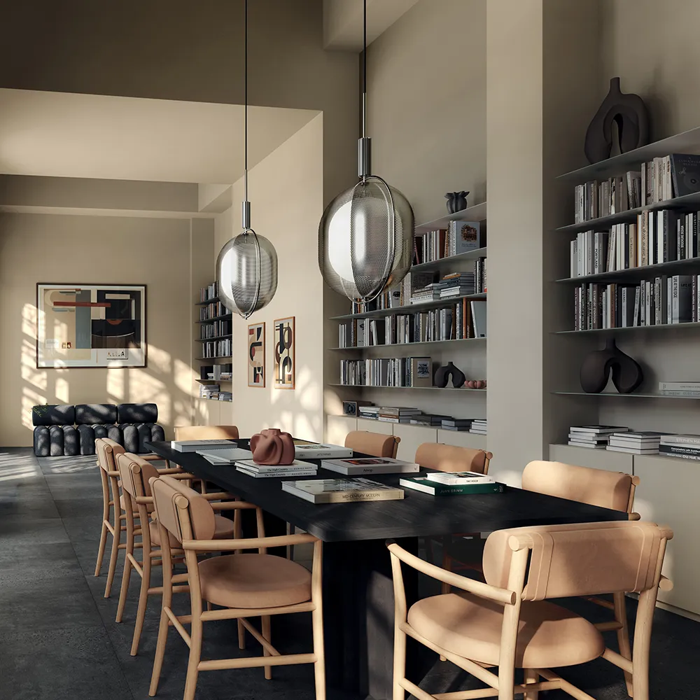 Nama Dining Chair, Armrest - Nubuck