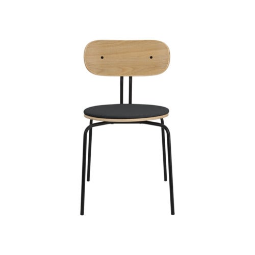 Curious Dining Chair Oak/Black Metal Shadow