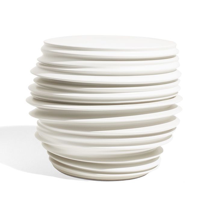 Babylon side table chalk