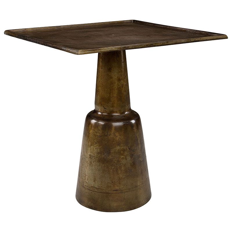 Chloe Table 70X70 Cm Vintage Brass