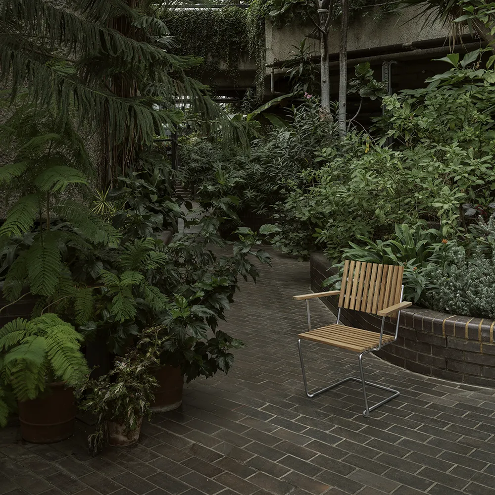 Bovik armchair teak / galvanized