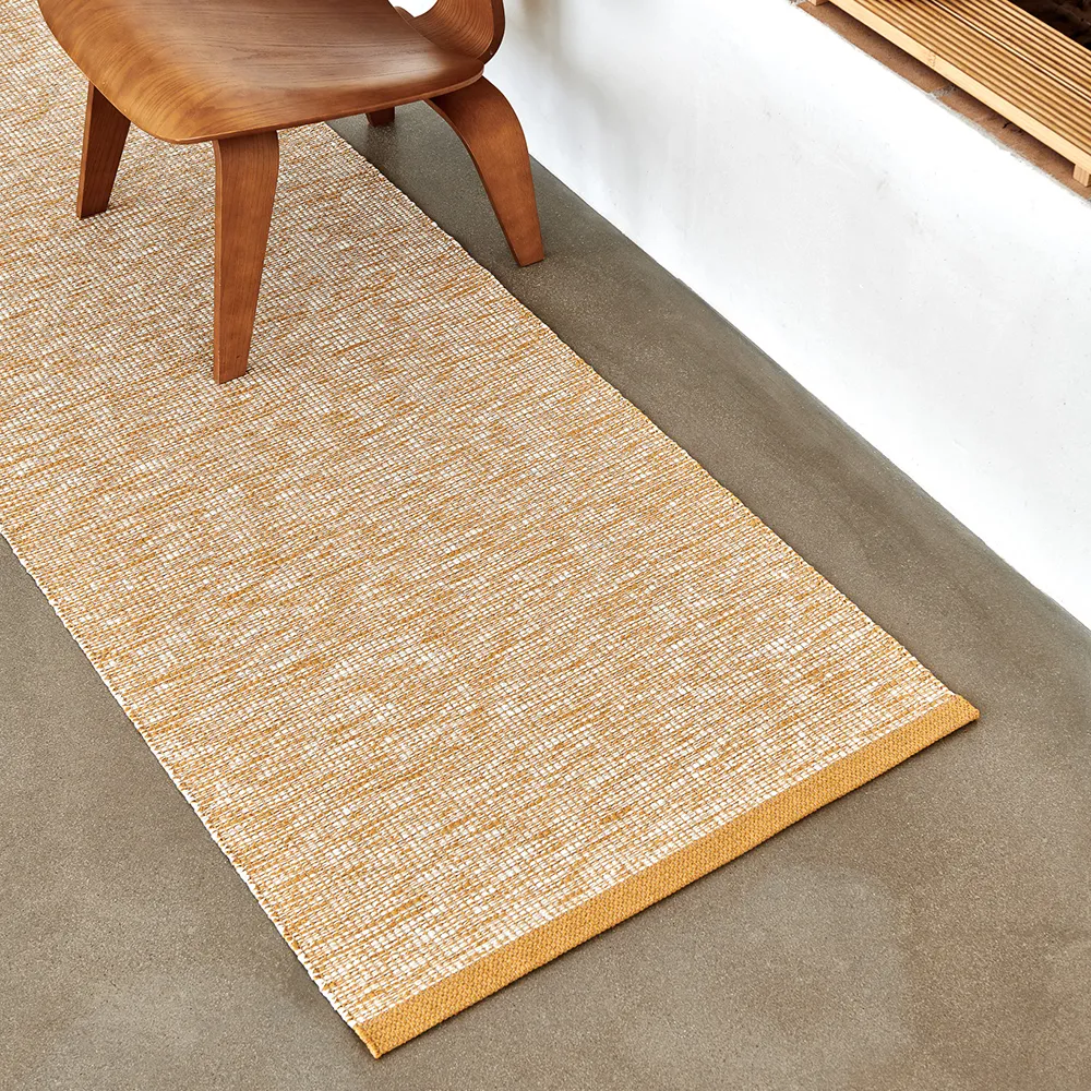 Sam carpet 70 x 150 cm Ochre/Fossil Grey