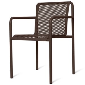 Dapple Chair with Arms Dark Chocolate