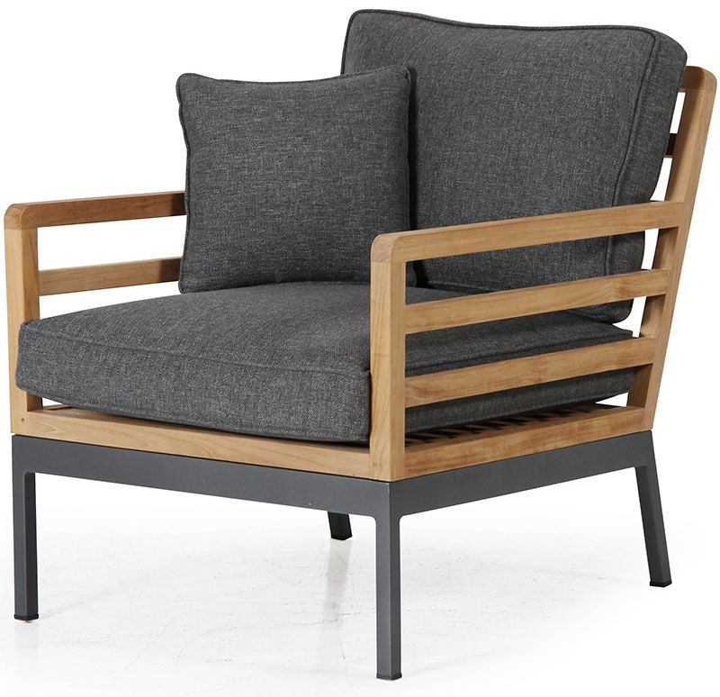 Zalongo armchair natural/grey teak