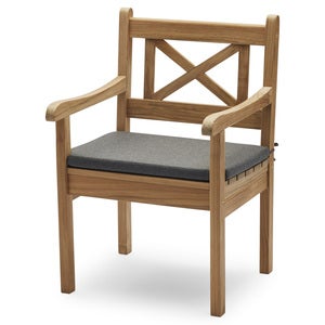 Skagen Charcoal seat cushion for armchair