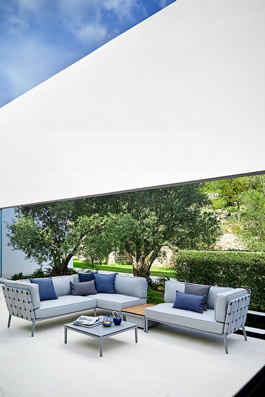 Conic Box Table Light grey